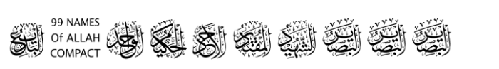 99 Names of ALLAH Compact