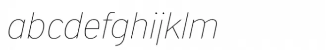 Academy Sans Condensed Std Thin Italic