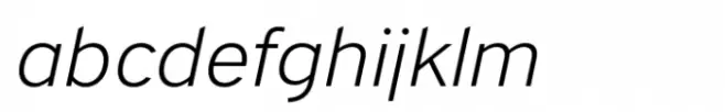 Academy Sans Std Light Italic