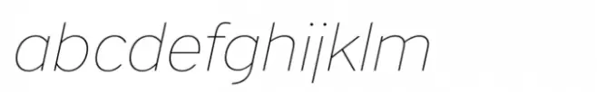 Academy Sans Std Thin Italic