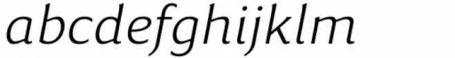 Accia Flare Light Italic