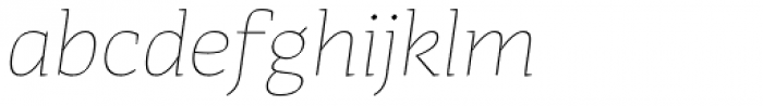 Adagio Serif ExtraLight italic