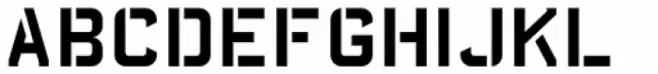 AF Carplates Bold Stencil