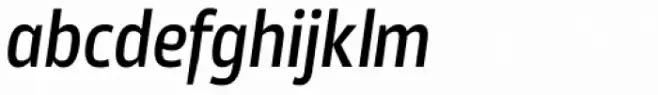 Akwe Pro Nar Medium Italic