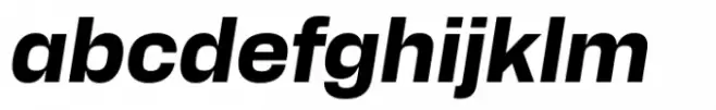 Alfabet Extra Bold Italic