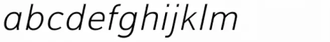 Alfabetica Thin Italic
