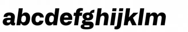 Alliance No 1 Extra Bold Italic