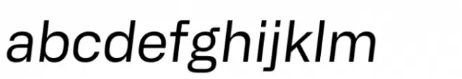 Alliance No 2 Regular Italic