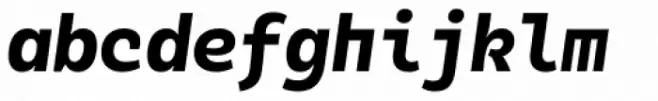 Alloca Mono Bold Italic