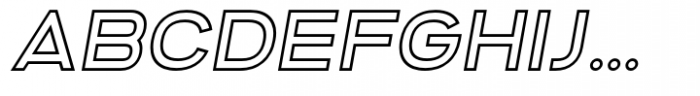 Altero Outline Italic