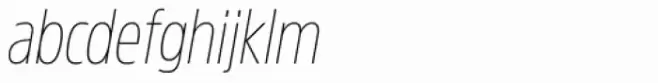 Amsi Pro Cond Thin Italic
