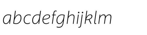 Anona Thin Italic