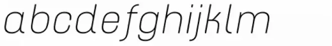 ApronSoft Thin Italic