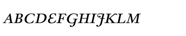 Aquamarine Smallercaps Italic