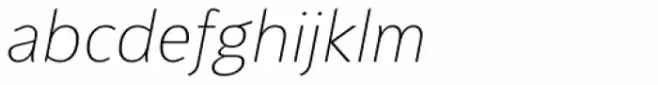 Aretha Thin Italic