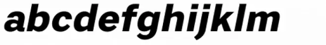 Artico Extra Bold Italic