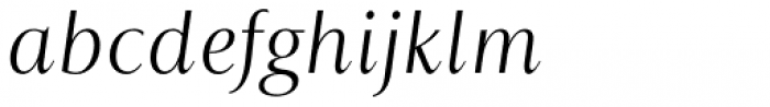 Astoria Classic Sans Light Italic