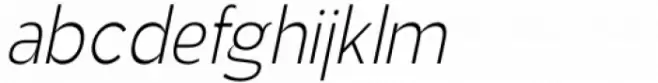 Aukim Light Condensed Italic