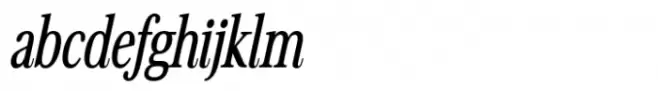 Avantime Narrow Bold Italic