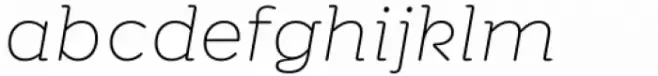 Banda Nova Thin Italic
