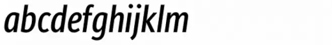 Bartholeme Sans Medium Italic