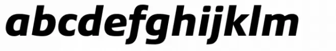 Bartosh Black Italic