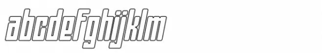 Beardman Outline Beardman Outline Italic