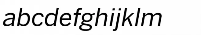 Benton Sans Std Regular Italic