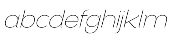 Benua Thin Italic