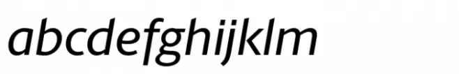 Berlingske Sans Std Medium Italic