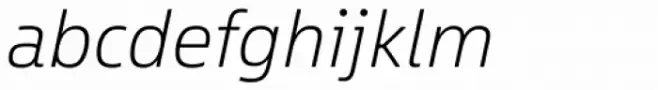 Between 1 Extra Light Italic