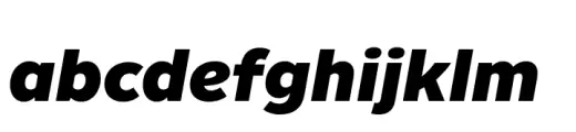 Binate Text Extra Bold Italic