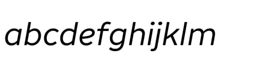 Binate Text Italic