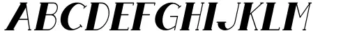 Boldatin Extra Bold Slanted Condensed