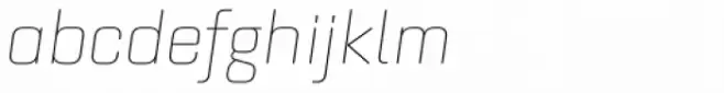 Bourgeois Rounded Thin Italic