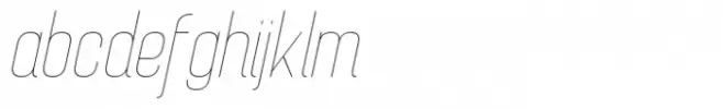 Brainy Hairline Condensed Italic