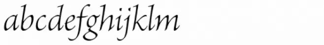 Brioso Pro SubHead Light Italic