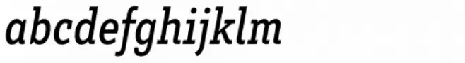 Brix Slab Condensed Medium Italic