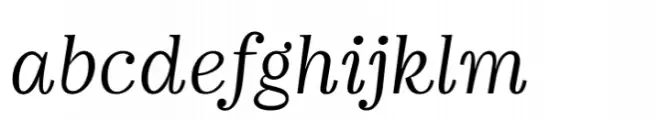 Buena Thin Italic