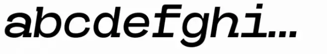 Caleb Mono Semi Bold Italic