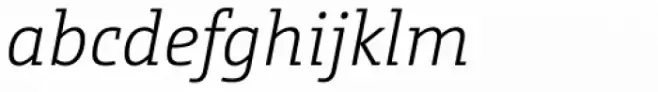 CamingoSlab Light Italic