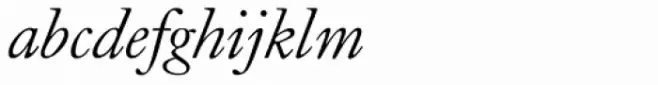 Caslon Old Face Italic