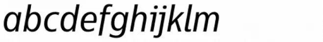 Centrale Sans Condensed Book Italic