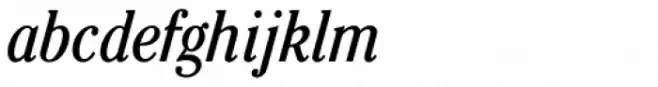Cheltenham Pro Condensed Italic