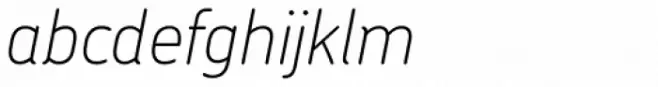 Chevin Pro Thin Italic