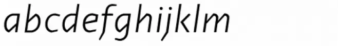 Cira Sans Light Italic