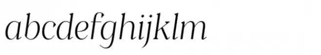 Clarinette Display Light Italic