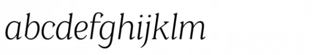 Clarinette Light Italic
