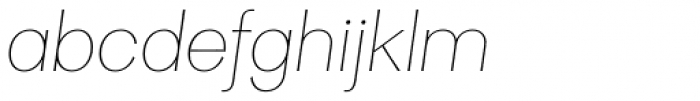 Clasica Sans Thin Italic