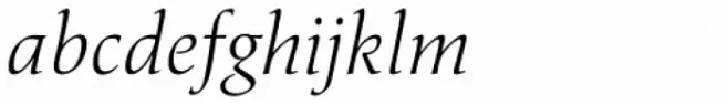 Classica Pro Light Italic